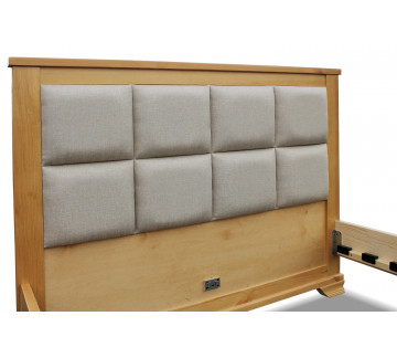 Кровать Классика с мягкой вставкой